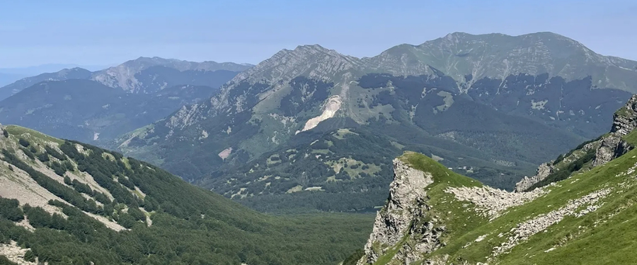 Appennino Modenese landscape near Modena, Italy showcasing the scenic roads and countryside of Emilia-Romagna