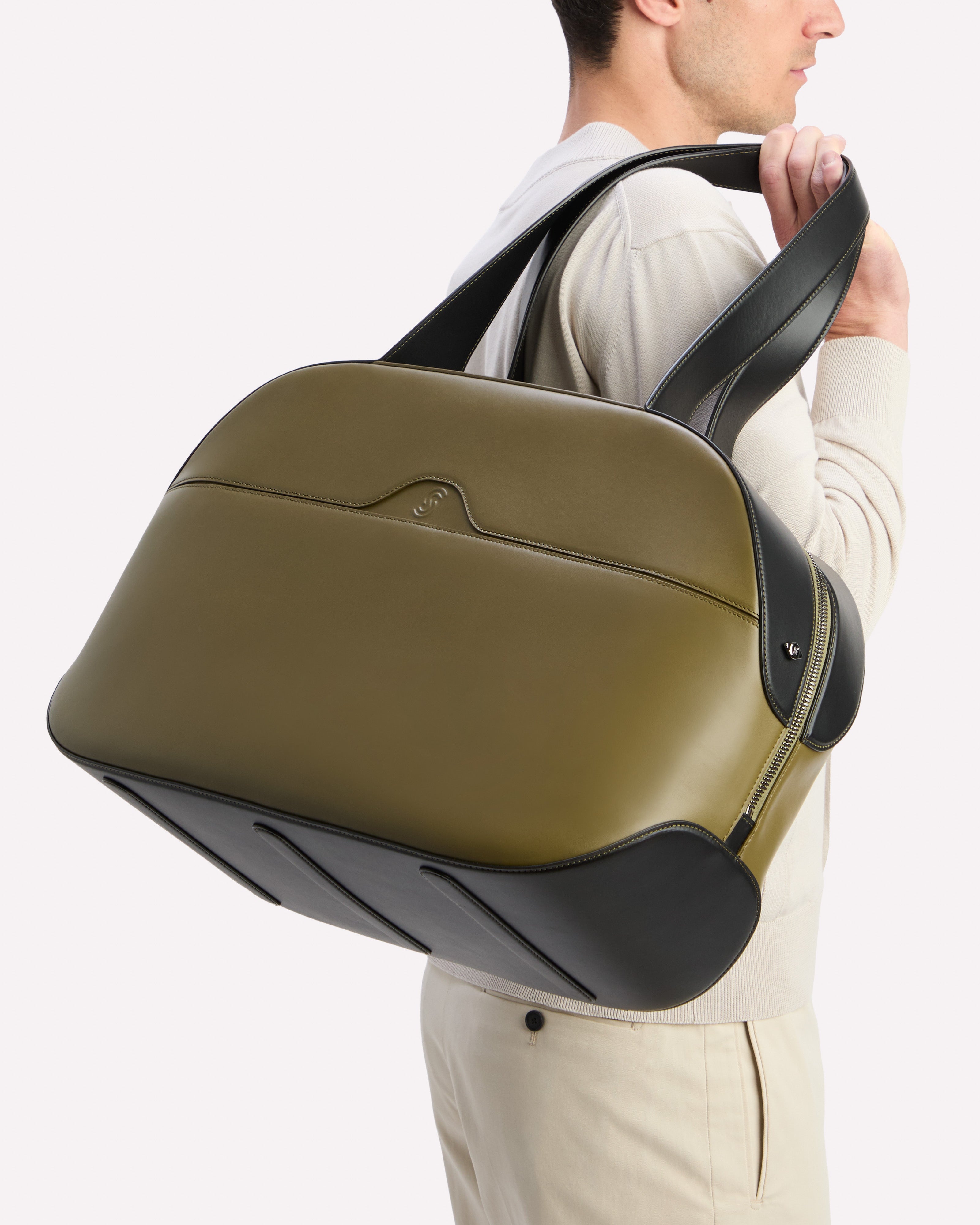 Futa Long Handle Weekender Khaky & Nero - Model