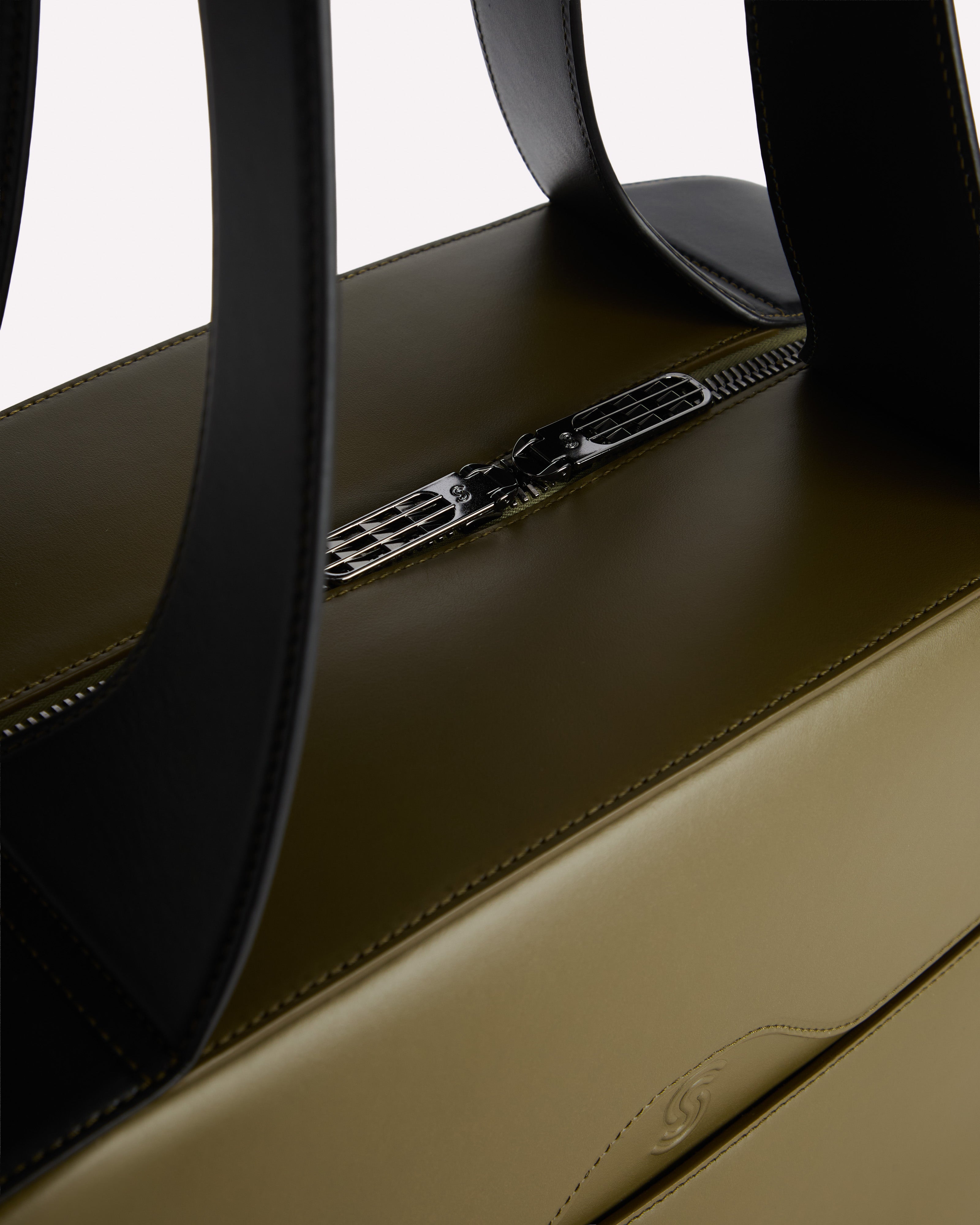 Futa Long Handle Weekender Khaky & Nero - Zipper