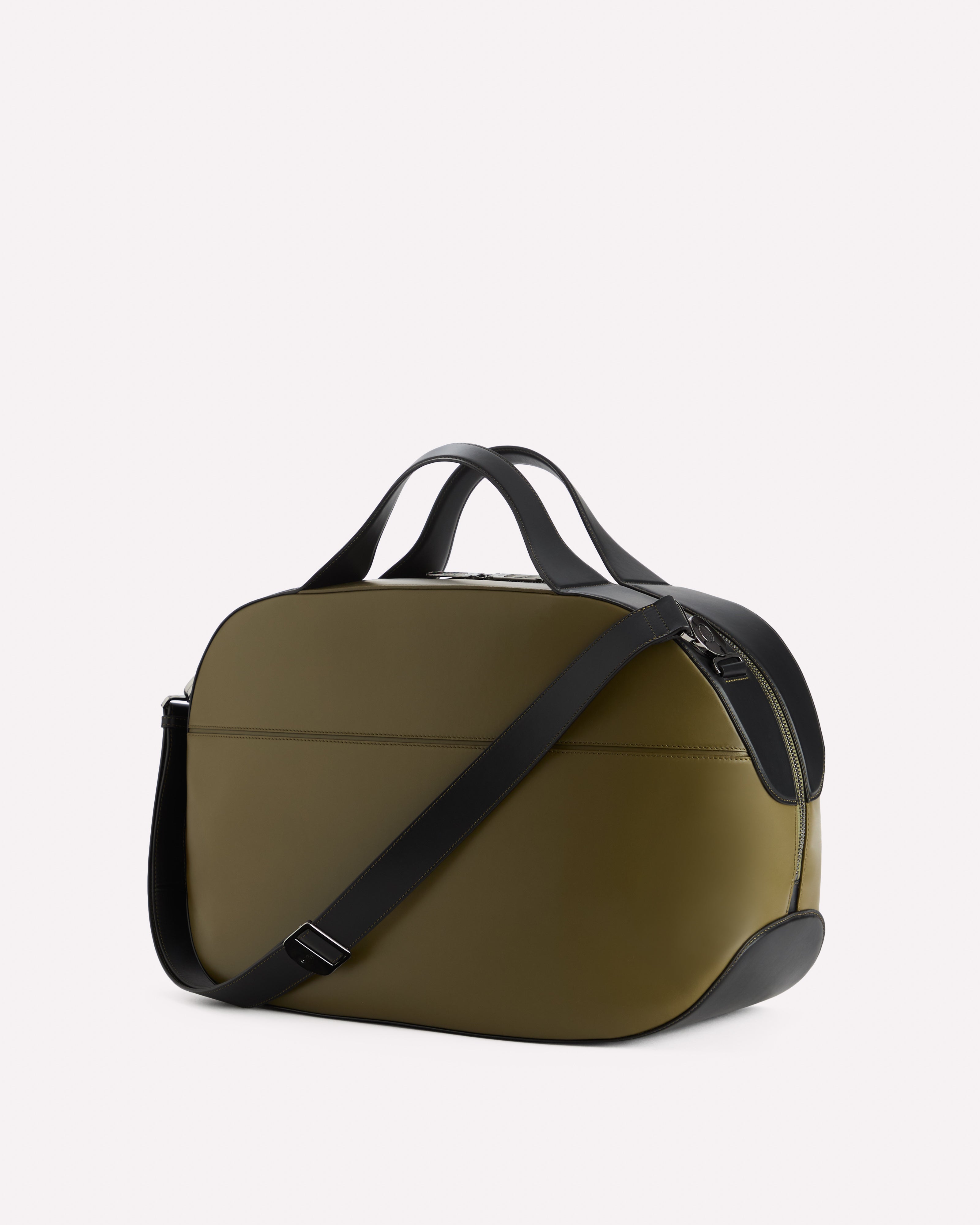 Stelvio Short Handle Weekender Khaky & Nero - Back