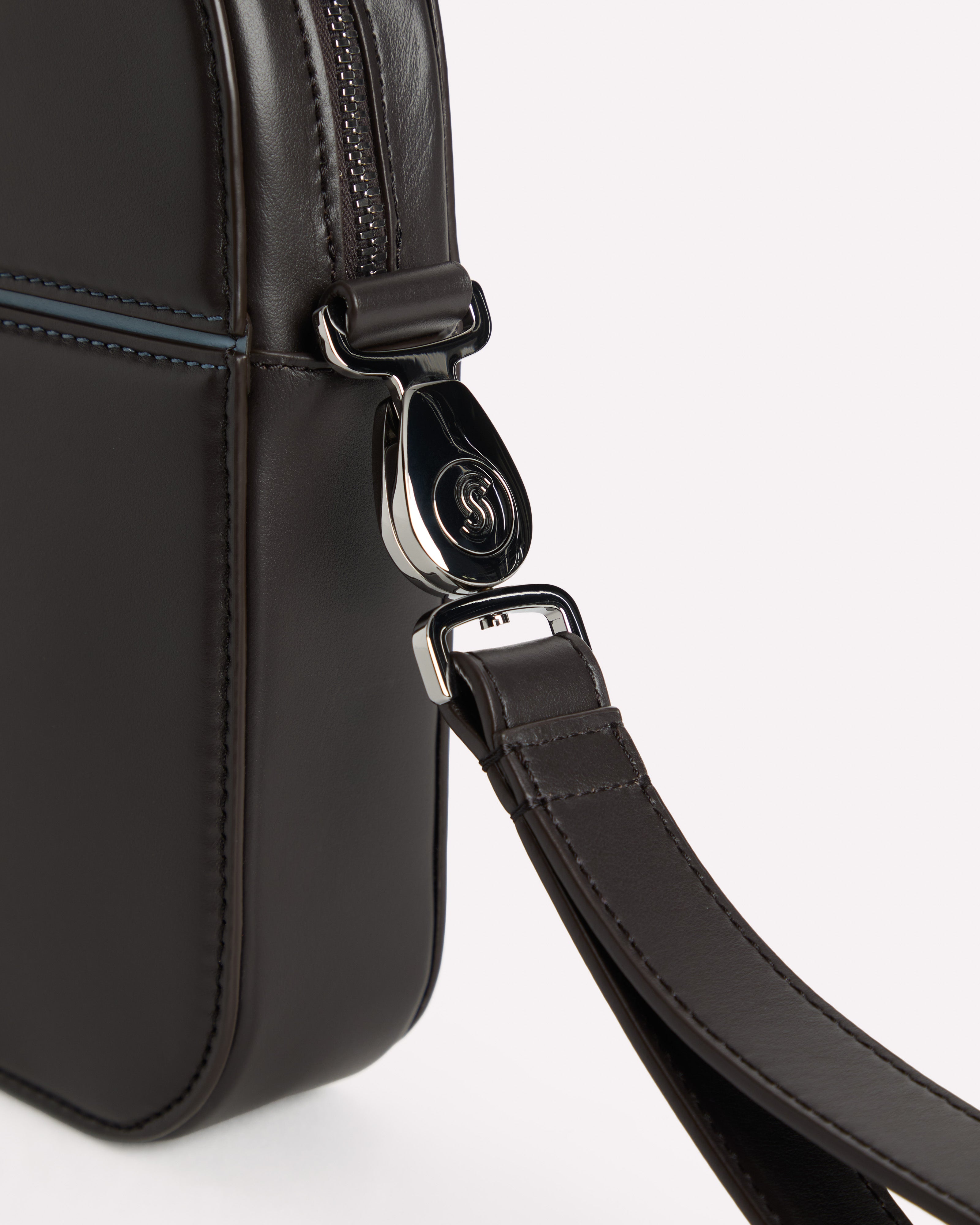 Gargano Pouch Bag Cafe & Lavanda - Hardware