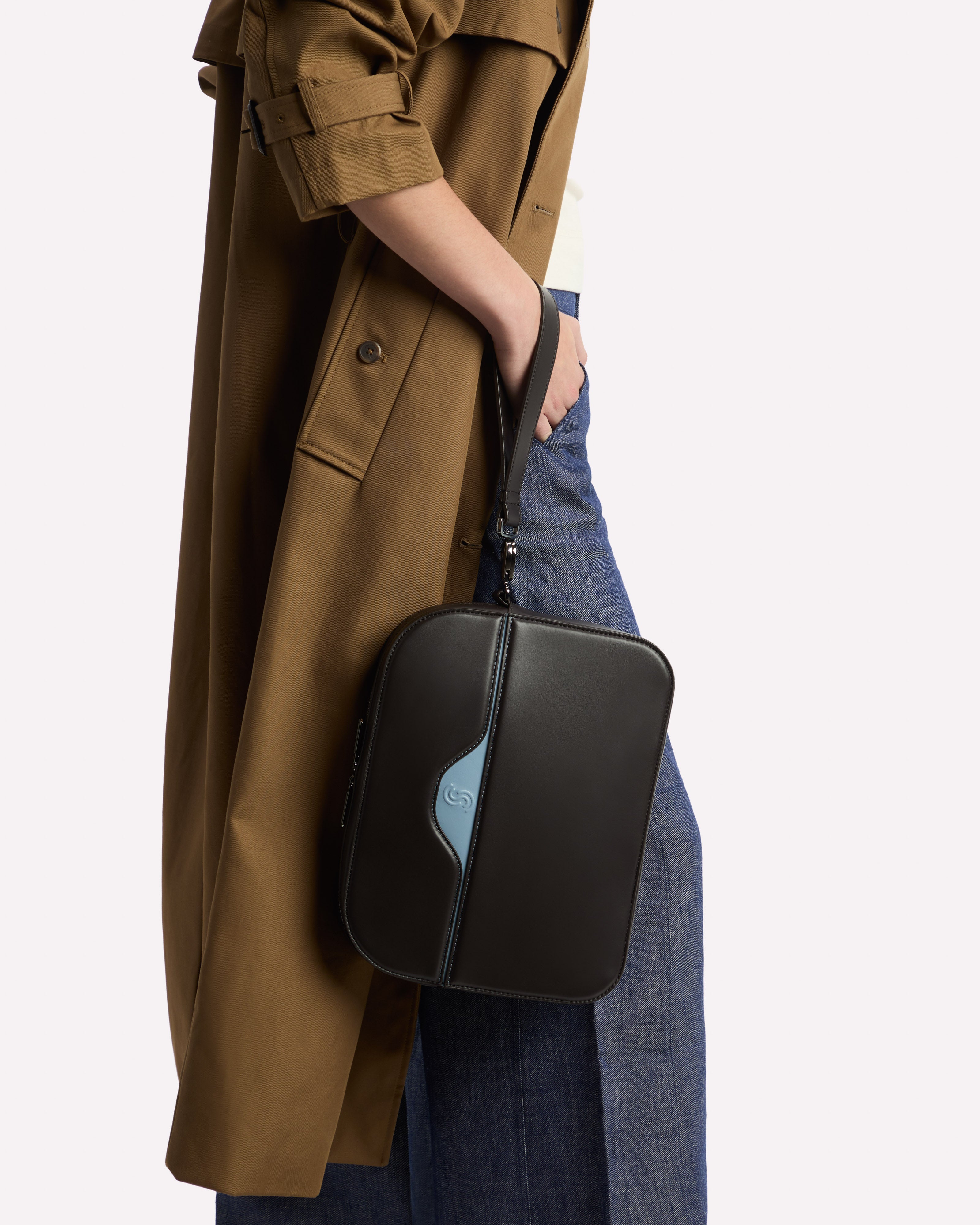 Gargano Pouch Bag Cafe & Lavanda - Model