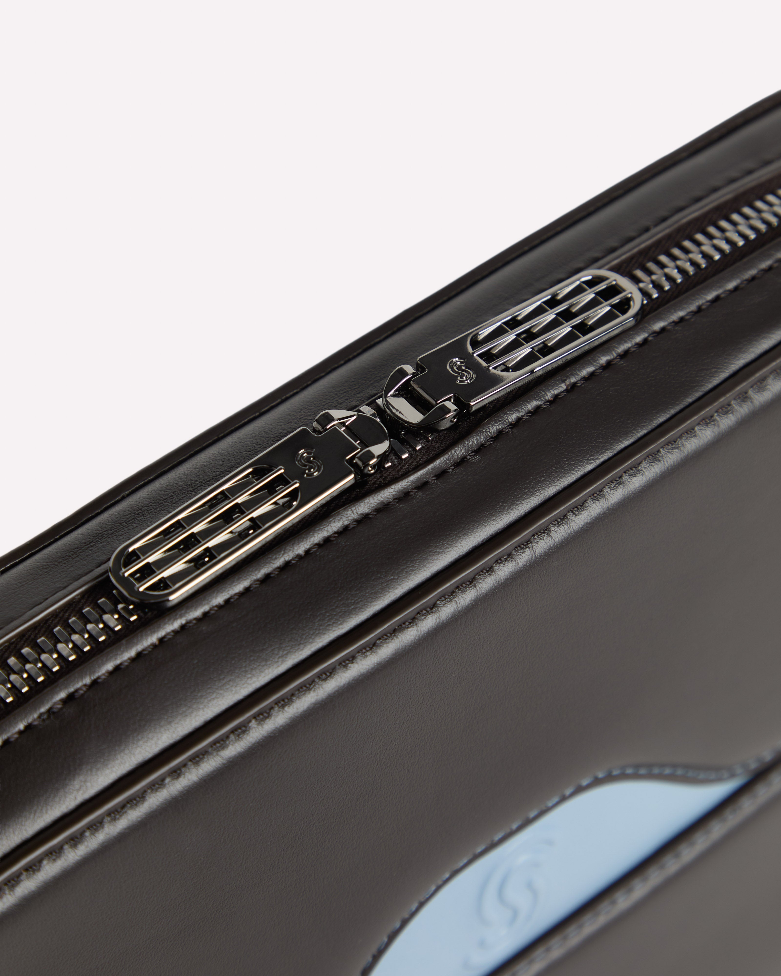 Gargano Pouch Bag Cafe & Lavanda - Zipper