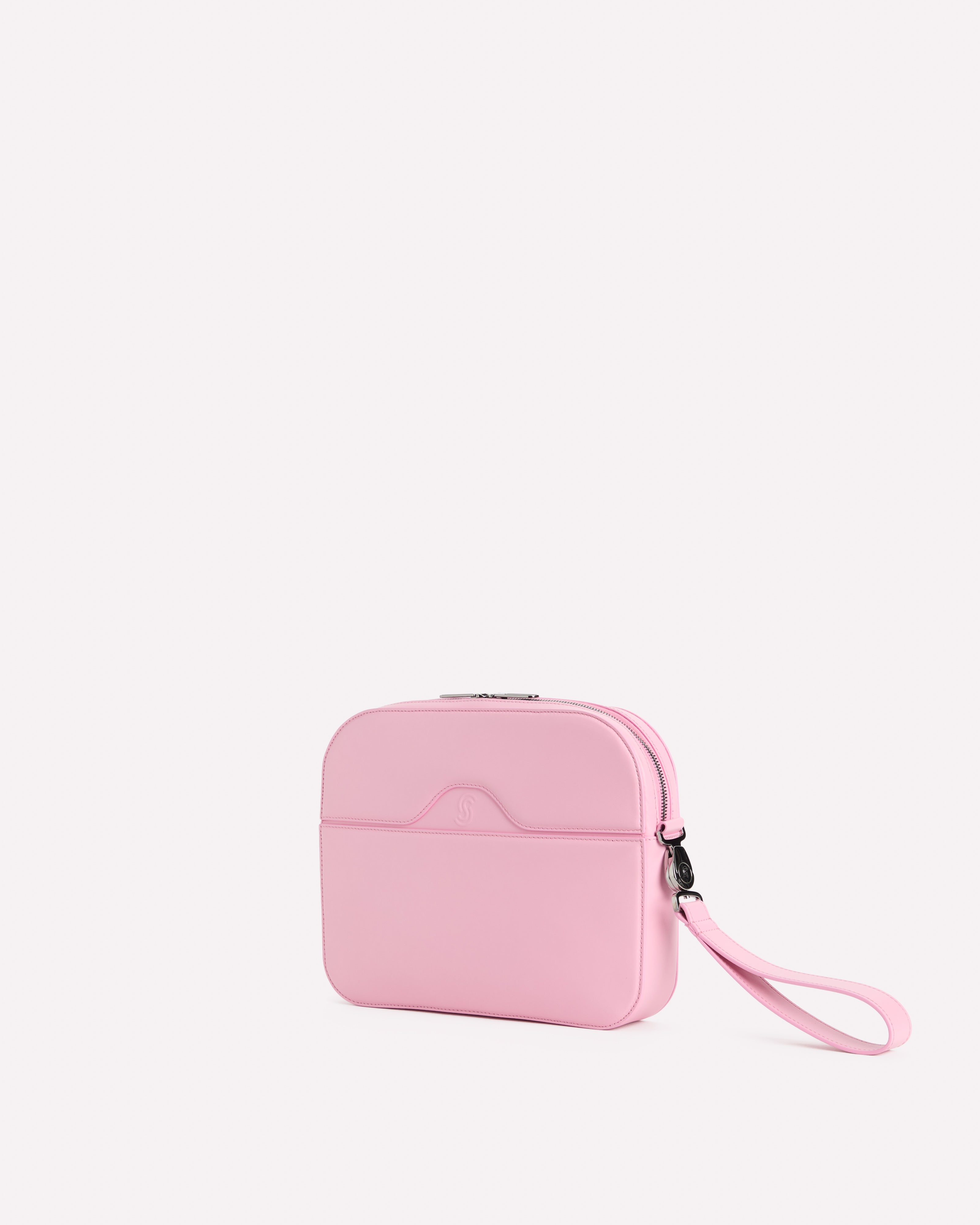 Gargano Pouch Bag Baby Pink - Side