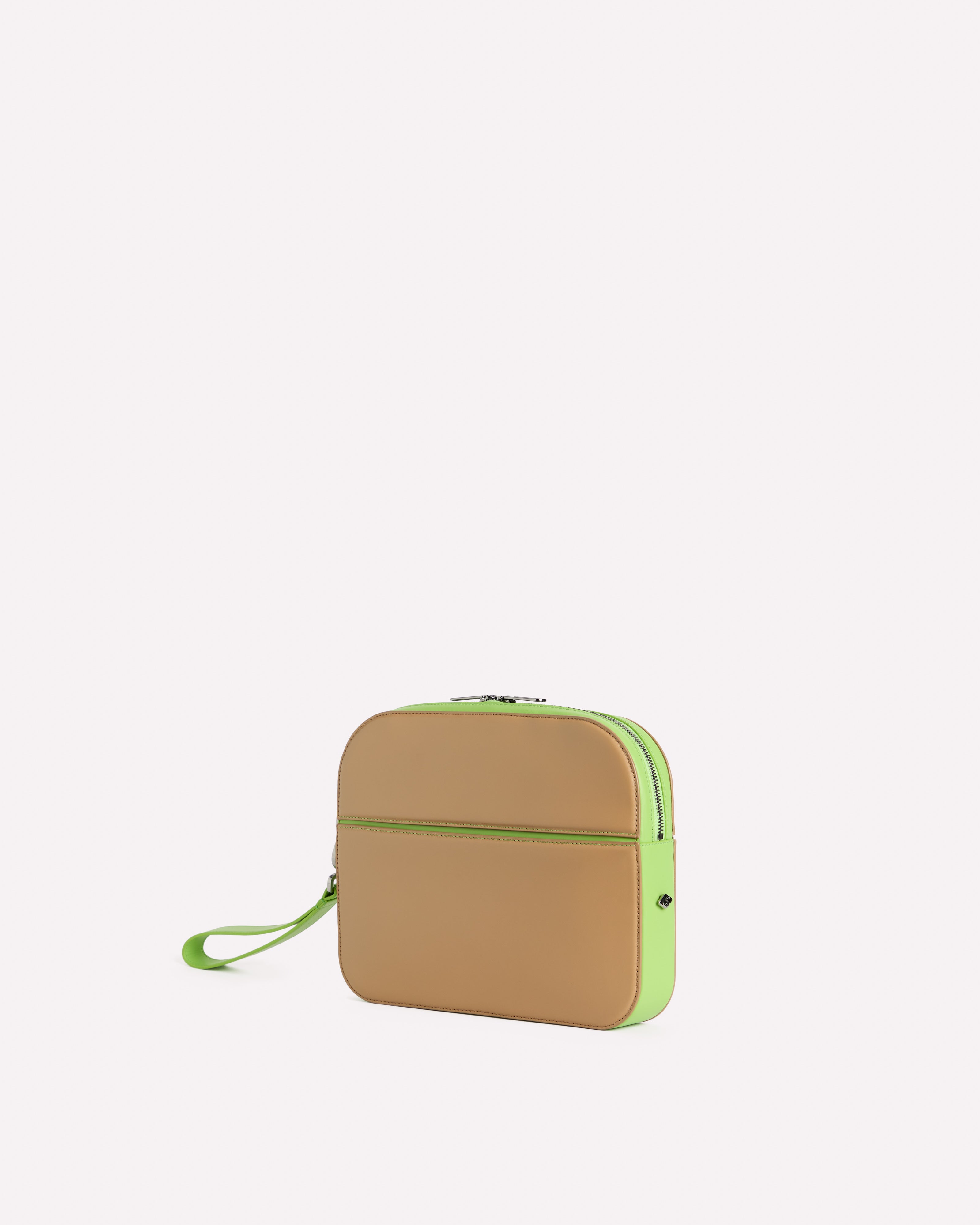 Gargano Pouch Bag Ecru & Erba - Back