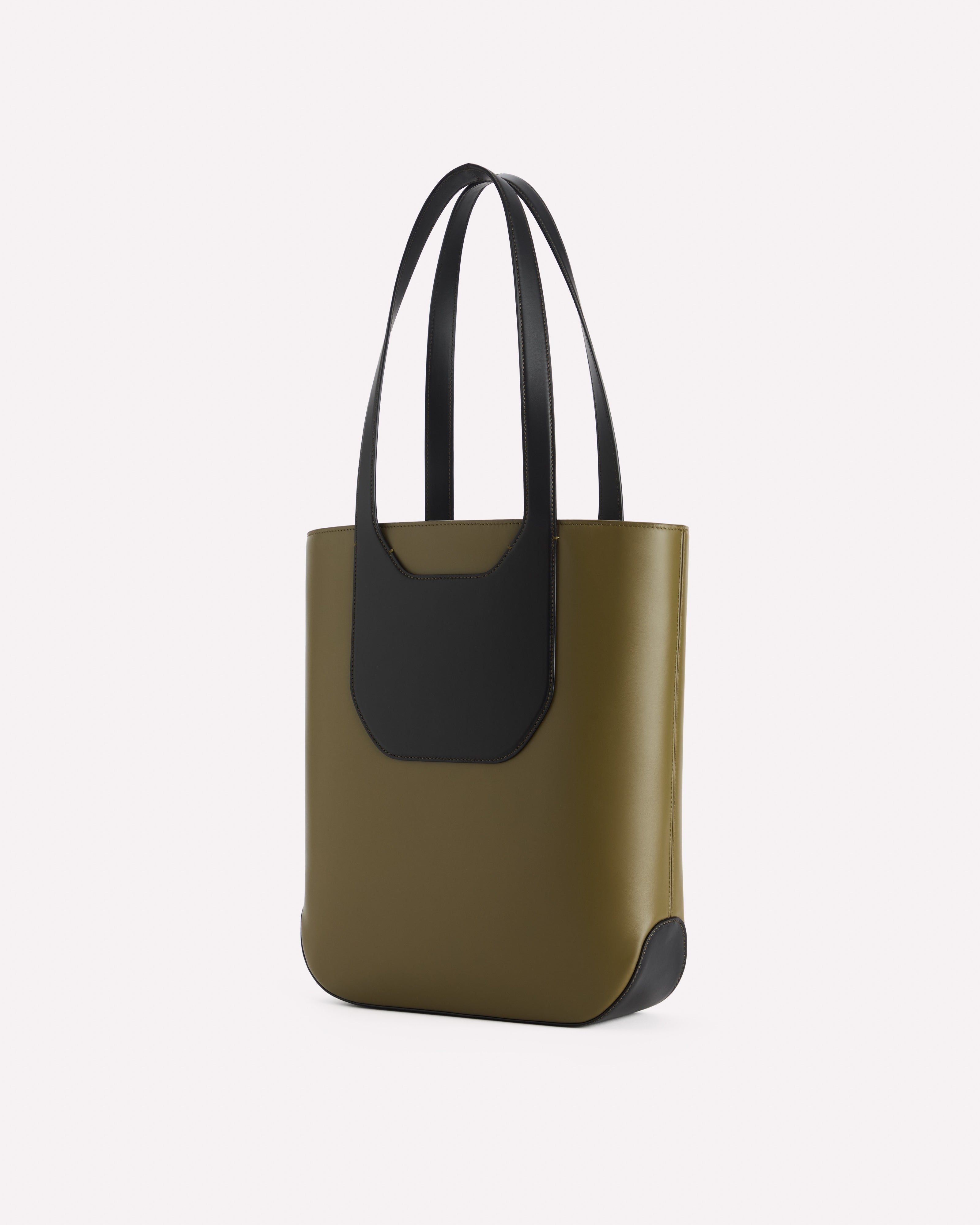 Chianti Tote Bag Khaky & Nero - Back