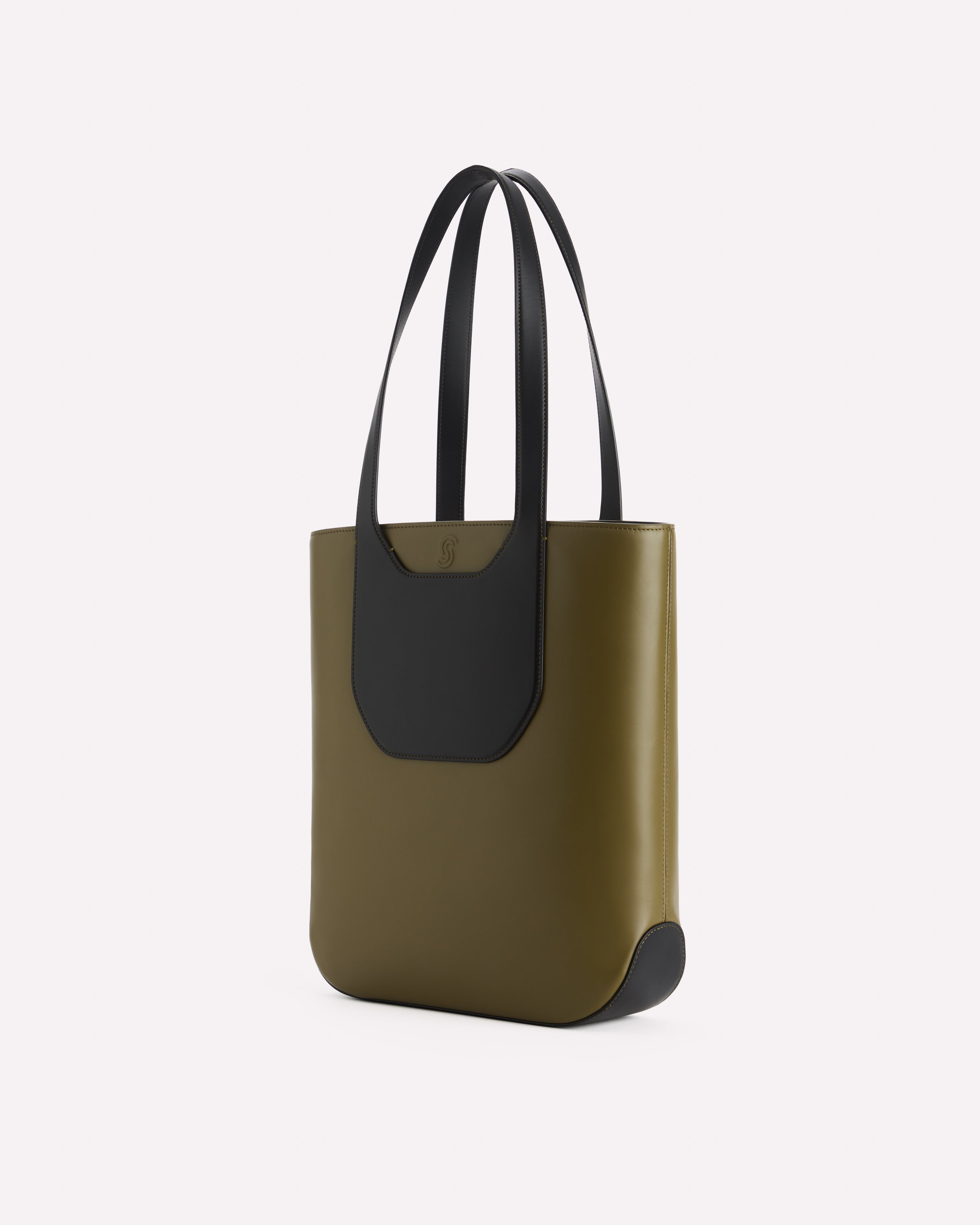 Chianti Tote Bag Khaky & Nero - Side