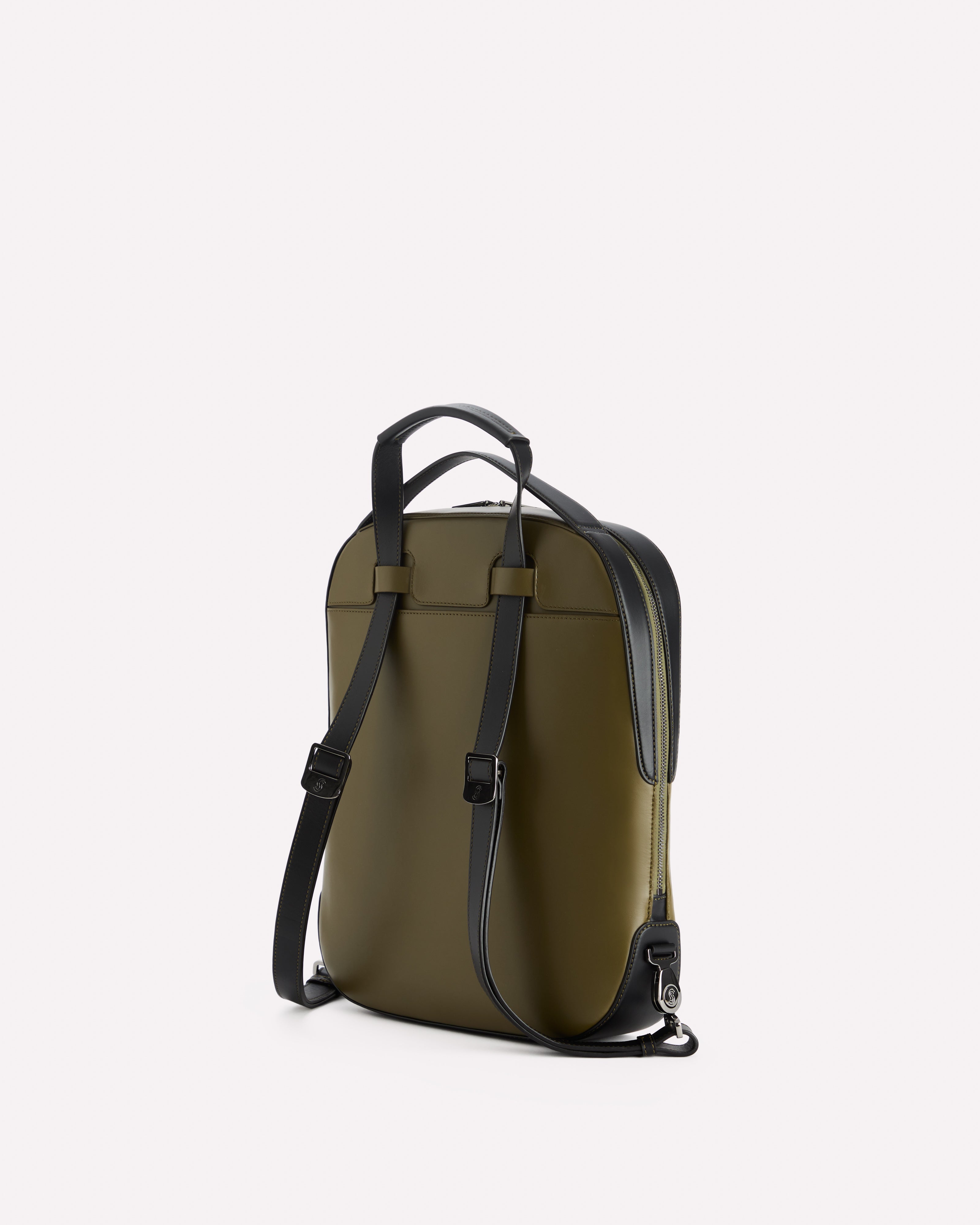 Gardena Convertible Tote Khaky & Nero - Back